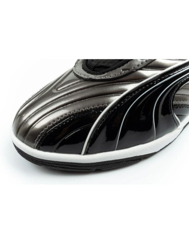 Puma buty sportowe sneakersy dziecięce v-s2 goalgetter modne srebrne