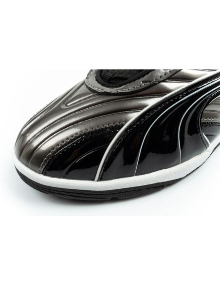 Puma buty sportowe sneakersy dziecięce v-s2 goalgetter modne srebrne
