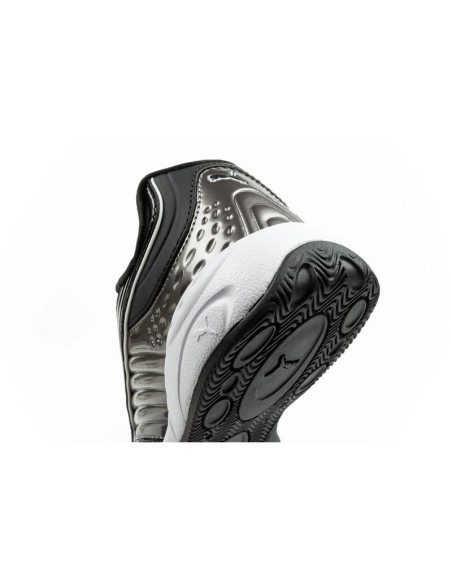 Puma buty sportowe sneakersy dziecięce v-s2 goalgetter modne srebrne