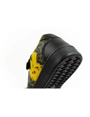 Leomil buty sportowe dziecięce sneakersy pokemon lekkie na rzep czarne