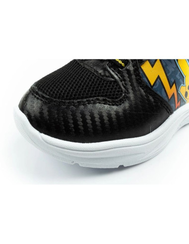 Leomil buty sportowe dziecięce sneakersy pokemon lekkie na rzep led czarne żółte