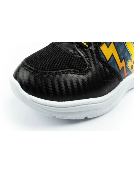 Leomil buty sportowe dziecięce sneakersy pokemon lekkie na rzep led czarne żółte