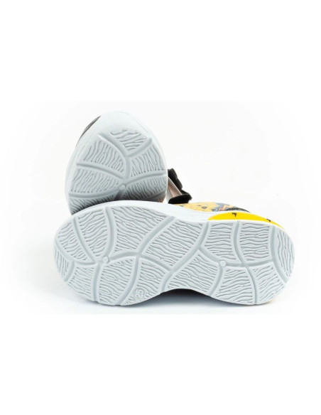 Leomil buty sportowe dziecięce sneakersy pokemon lekkie na rzep led czarne żółte