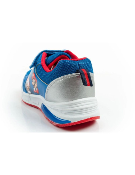Leomil buty sportowe dziecięce sneakersy super mario na rzep led niebieskie