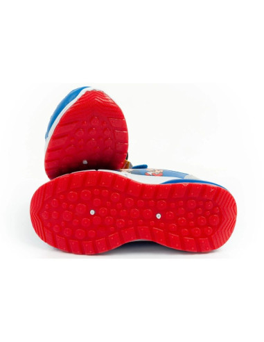 Leomil buty sportowe dziecięce sneakersy super mario na rzep led niebieskie