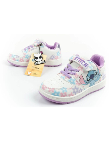 Leomil buty sportowe dziecięce sneakersy stitch wygodne lekkie na rzep