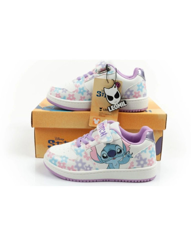 Leomil buty sportowe dziecięce sneakersy stitch wygodne lekkie na rzep