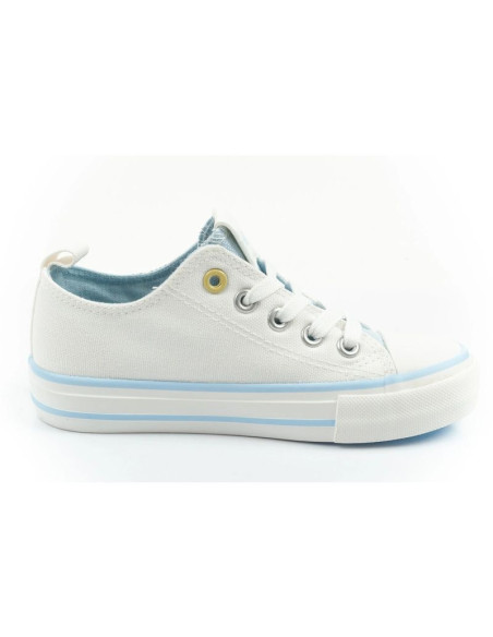 Leomil buty sportowe dziecięce trampki stitch wygodne lekkie białe