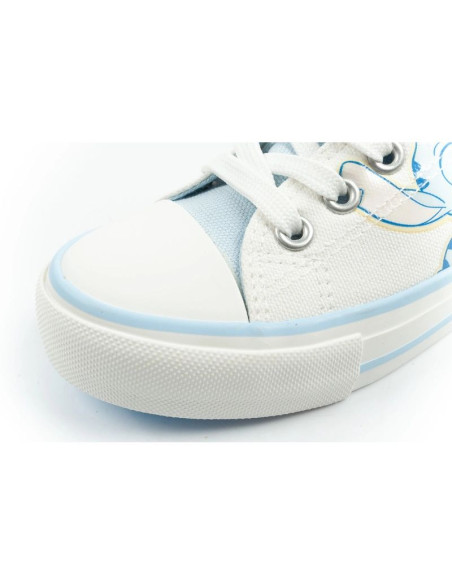 Leomil buty sportowe dziecięce trampki stitch wygodne lekkie białe