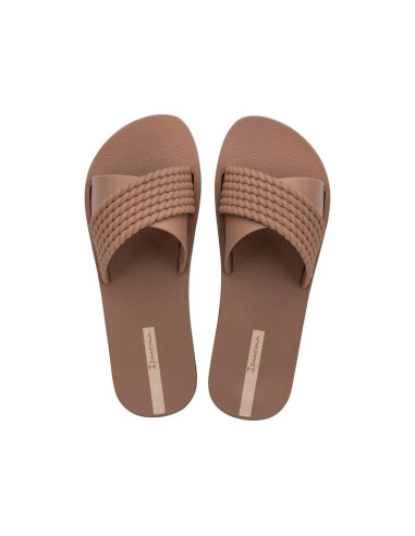 Ipanema buty klapki damskie street ii modne wygodne brązowe laczki