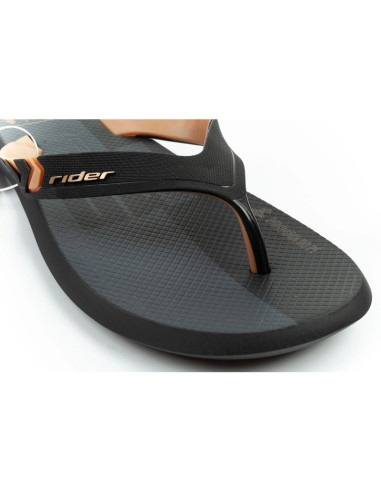 Rider buty klapki sportowe męskie japonki r1 prime wygodne laczki czarne