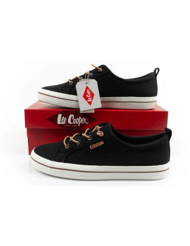 Lee cooper buty sportowe damskie trampki modne czarne wygodne