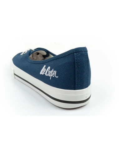 Lee cooper buty trampki damskie sportowe niebieskie wsuwane baleriny