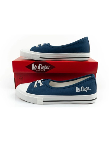 Lee cooper buty trampki damskie sportowe niebieskie wsuwane baleriny