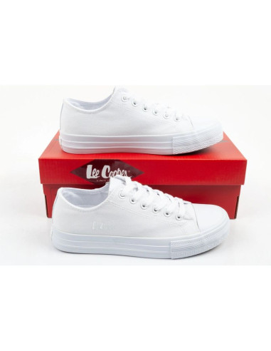 Lee cooper buty sportowe damskie trampki modne białe wygodne