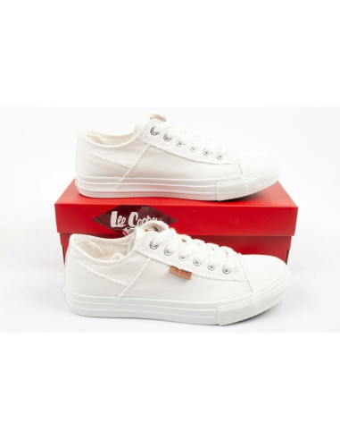 Lee cooper buty sportowe damskie trampki modne białe wygodne