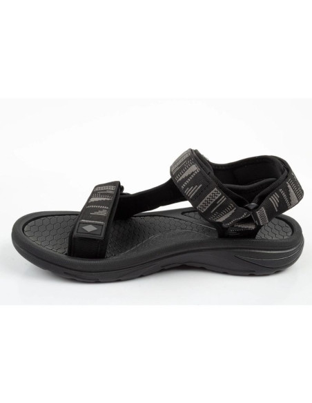 Lee cooper buty męskie sandały na rzepy na lato na plażę lekkie czarne