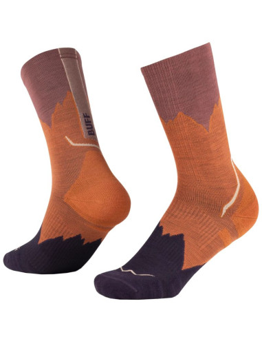 Buff merino lightweight crew socks 137796221 brązowe 36-38