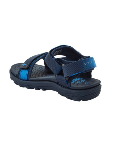 Lee cooper buty dziecięce chłopięce sandały na rzepy na lato na plażę niebieskie