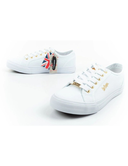 Lee cooper buty sportowe damskie trampki modne białe wygodne