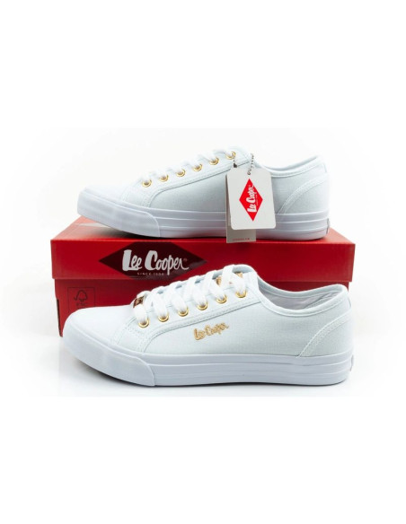 Lee cooper buty sportowe damskie trampki modne białe wygodne