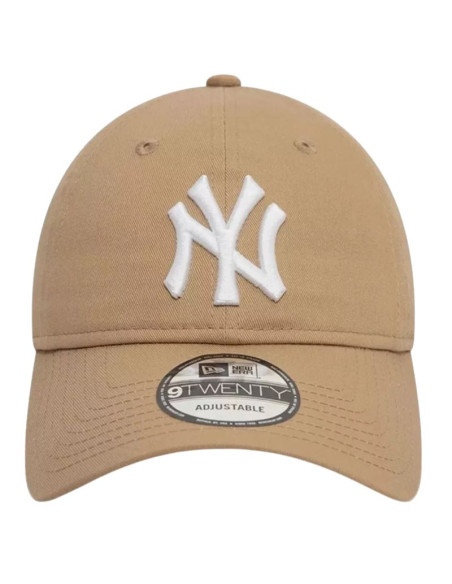 New era 9twenty league essentials new york yankees cap 60471468 beżowe osfa