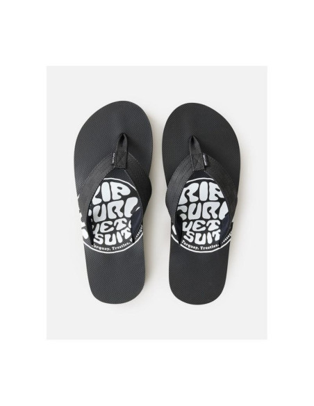 Japonki plażowe rip curl ripper bloom open toe czarne