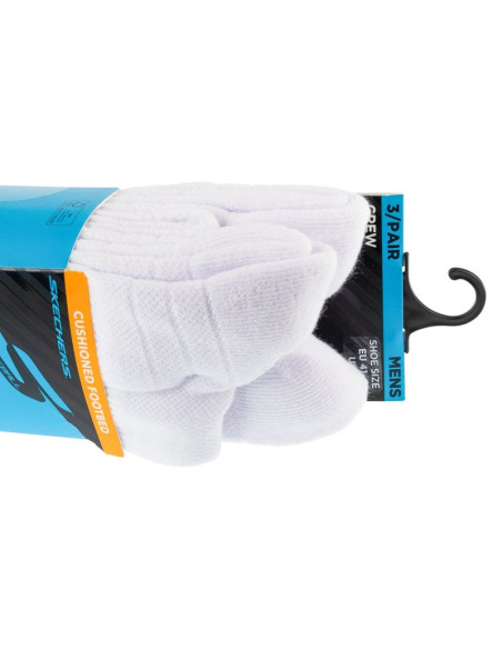Skechers 3pk mens pf pball crew socks s01373hp-wbk białe 41-46