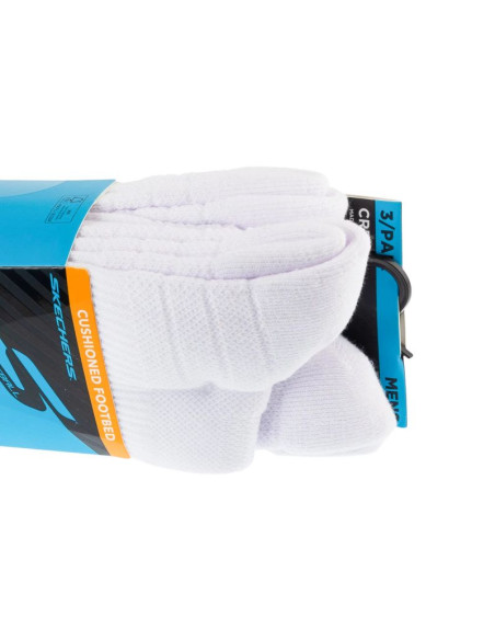 Skechers 3pk mens pf pball crew socks s01373hp-wbl białe 41-46