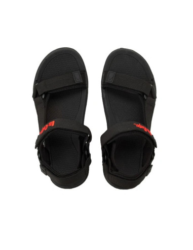 Lee cooper buty męskie sandały na rzepy na lato na plażę lekkie czarne