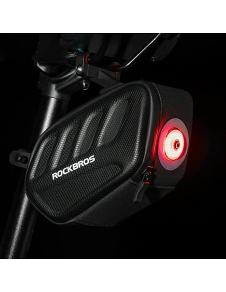 Torba podsiodłowa rockbros c61 - twarda skorupa, pod lampkę