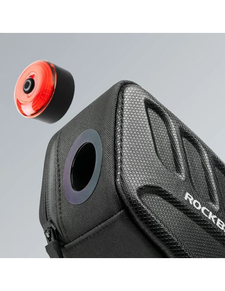 Torba podsiodłowa rockbros c61 - twarda skorupa, pod lampkę