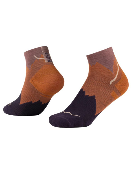 Buff merino lightweight quarter socks 137792221 brązowe 36-38