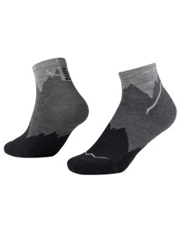 Buff merino lightweight quarter socks 137792999 czarne 36-38