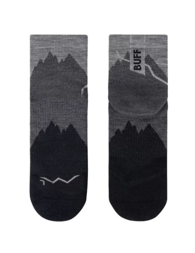 Buff merino lightweight quarter socks 137792999 czarne 36-38