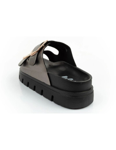Lee cooper buty laczki damskie klapki srebrne wygodne platforma modne