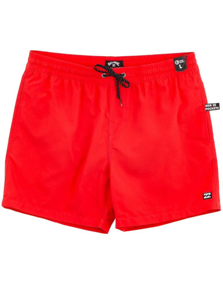 Billabong all day layback 16" shorts ebyjv00134-5598 czerwone l