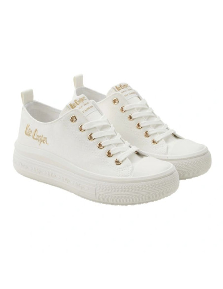 Lee cooper buty damskie sportowe trampki białe platforma modne