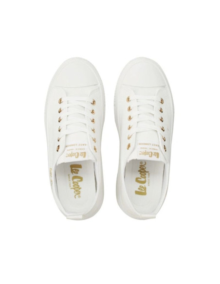 Lee cooper buty damskie sportowe trampki białe platforma modne