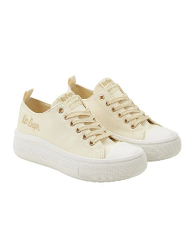 Lee cooper buty damskie sportowe trampki beżowe platforma modne