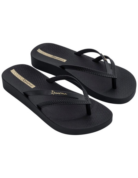 Ipanema klapki damskie japonki bossa soft v wygodne czarne modne