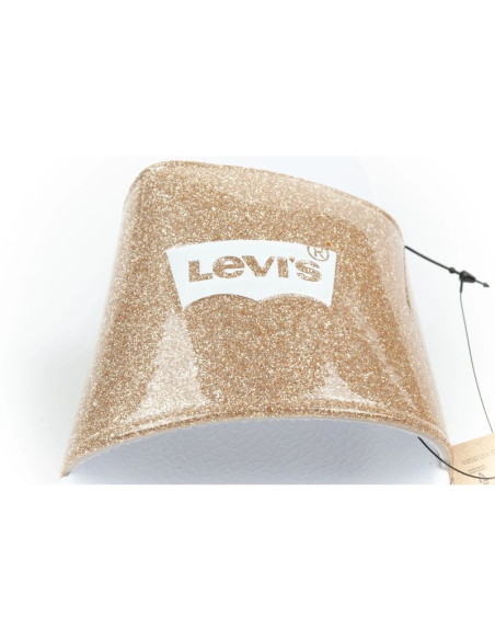 Levi's klapki sportowe damskie laczki wygodne buty brokatowe modne