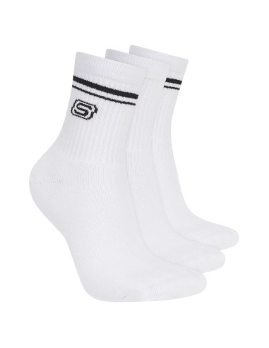 Skechers 3pk wpk wmn ls low crew s601827-wht białe 39-42