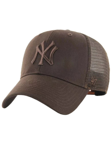 47 brand mlb new york yankees branson cap b-brans17ctp-bw brązowe one size