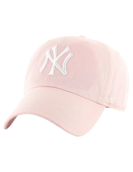 47 brand new york yankees clean up cap b-rgw17gwsnl-pk różowe one size