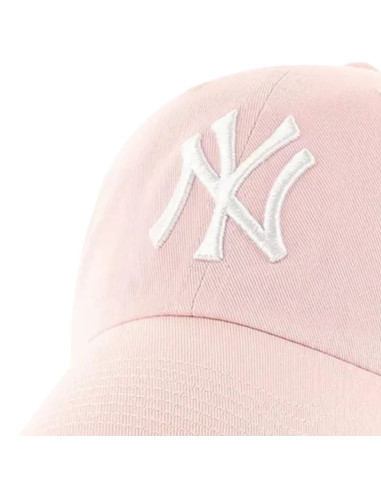 47 brand new york yankees clean up cap b-rgw17gwsnl-pk różowe one size