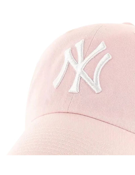47 brand new york yankees clean up cap b-rgw17gwsnl-pk różowe one size