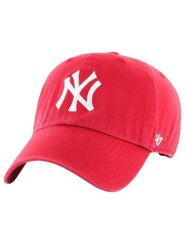 47 brand new york yankees clean up cap b-rgw17gwsnl-rdc czerwone one size