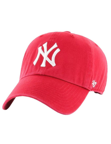 47 brand new york yankees clean up cap b-rgw17gwsnl-rdc czerwone one size