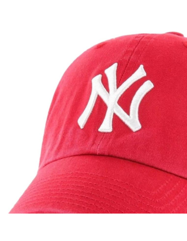 47 brand new york yankees clean up cap b-rgw17gwsnl-rdc czerwone one size